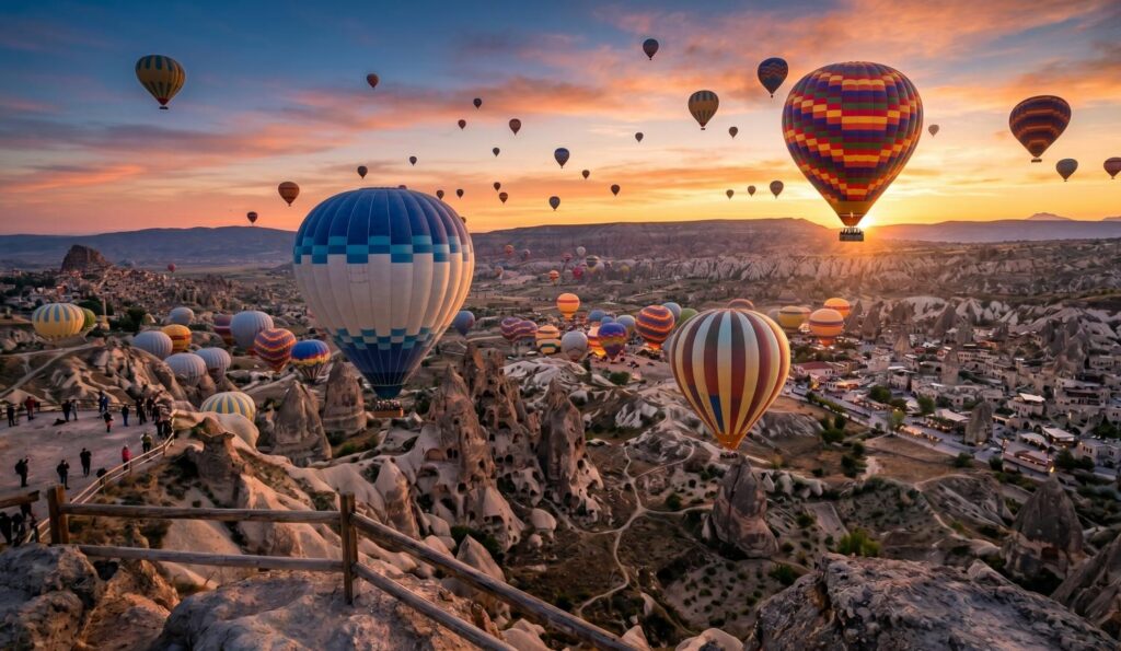Turecko – Istanbul a Cappadocia s horkovzdušným balónom